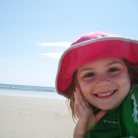 Clare at the beach