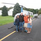 Dad going for his birthday gift...A helicopter lesson!